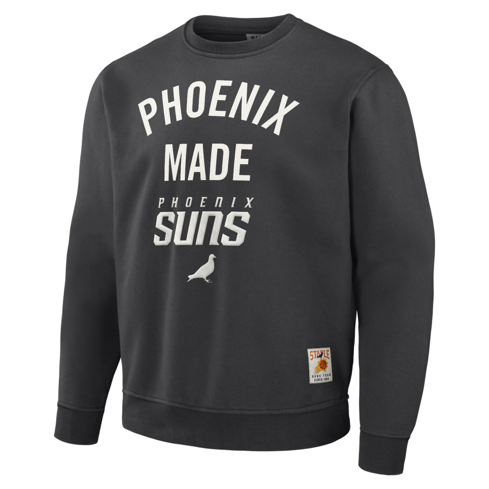 Phoenix Suns NBA x Staple Plush Pullover Sweatshirt Anthracite - NBA