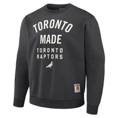 Toronto Raptors NBA x Staple Plush Pullover Sweatshirt Anthracite - NBA