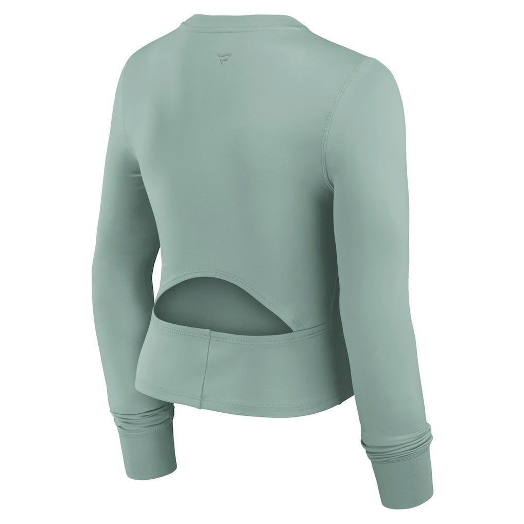 Dallas Cowboys Women's Studio Fitted Long Sleeve Gym Top Green | Fanatics