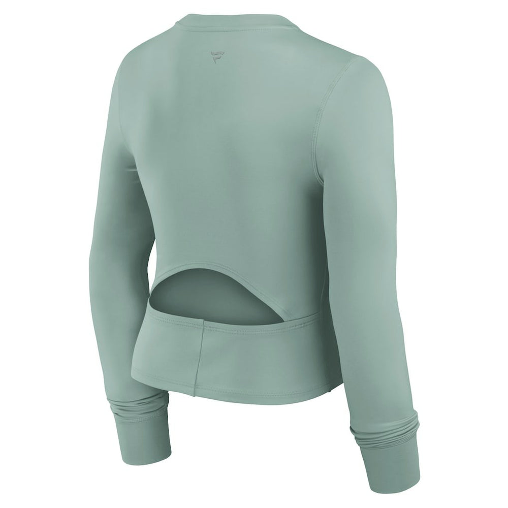 Dallas Cowboys Women's Studio Fitted Long Sleeve Gym Top Green | Fanatics