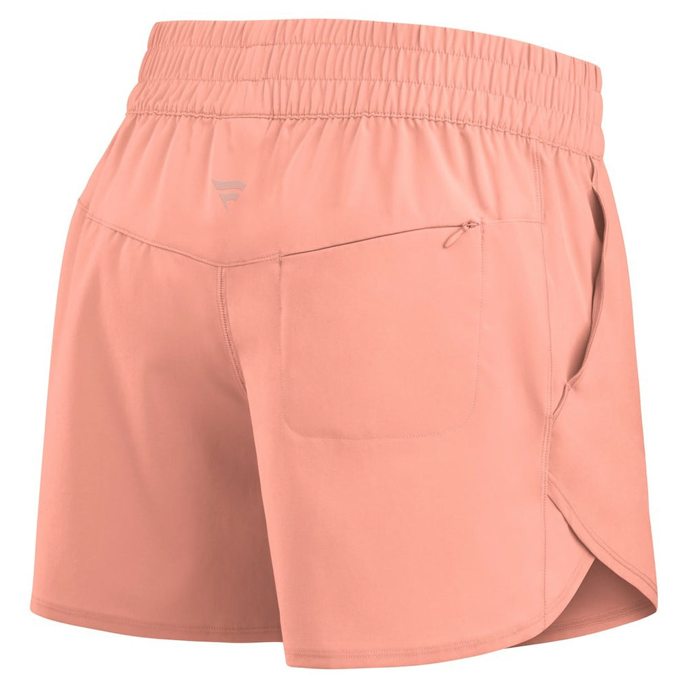 San Francisco 49ers Women's Front Office Woven Shorts Coral | Fanatics