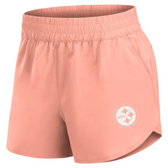 Pittsburgh Steelers Women's Front Office Woven Shorts Coral | Fanatics