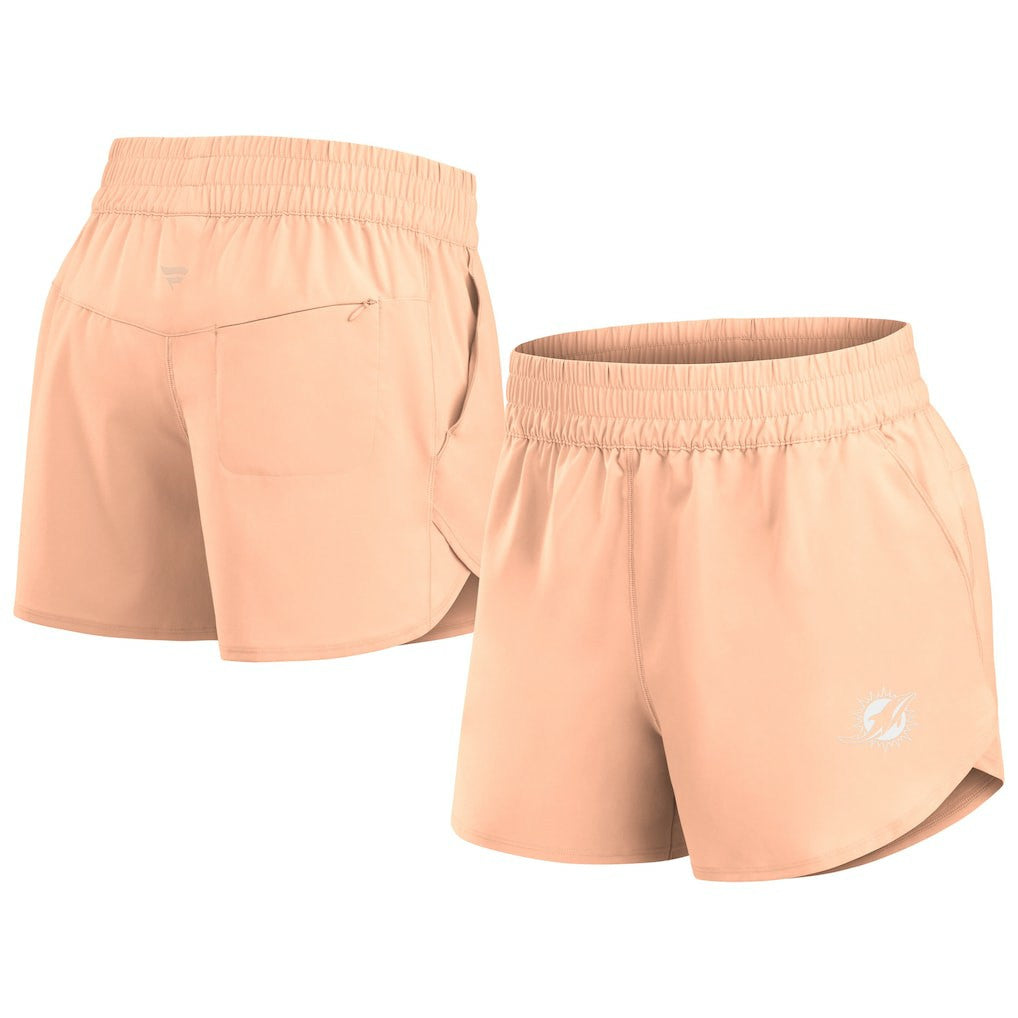 Miami Dolphins Women's Front Office Woven Shorts Orange | Fanatics