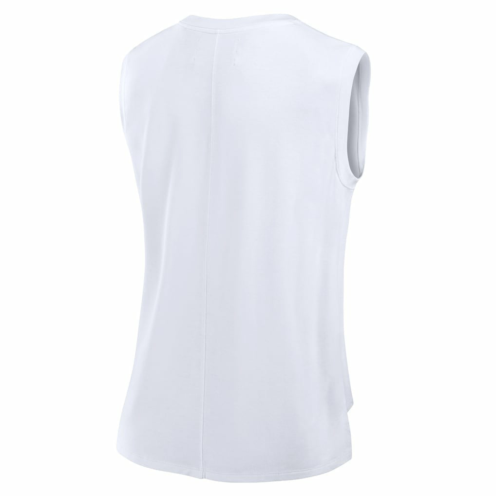 Chicago Bears Women's Studio Gym Tank Top White | Fanatics