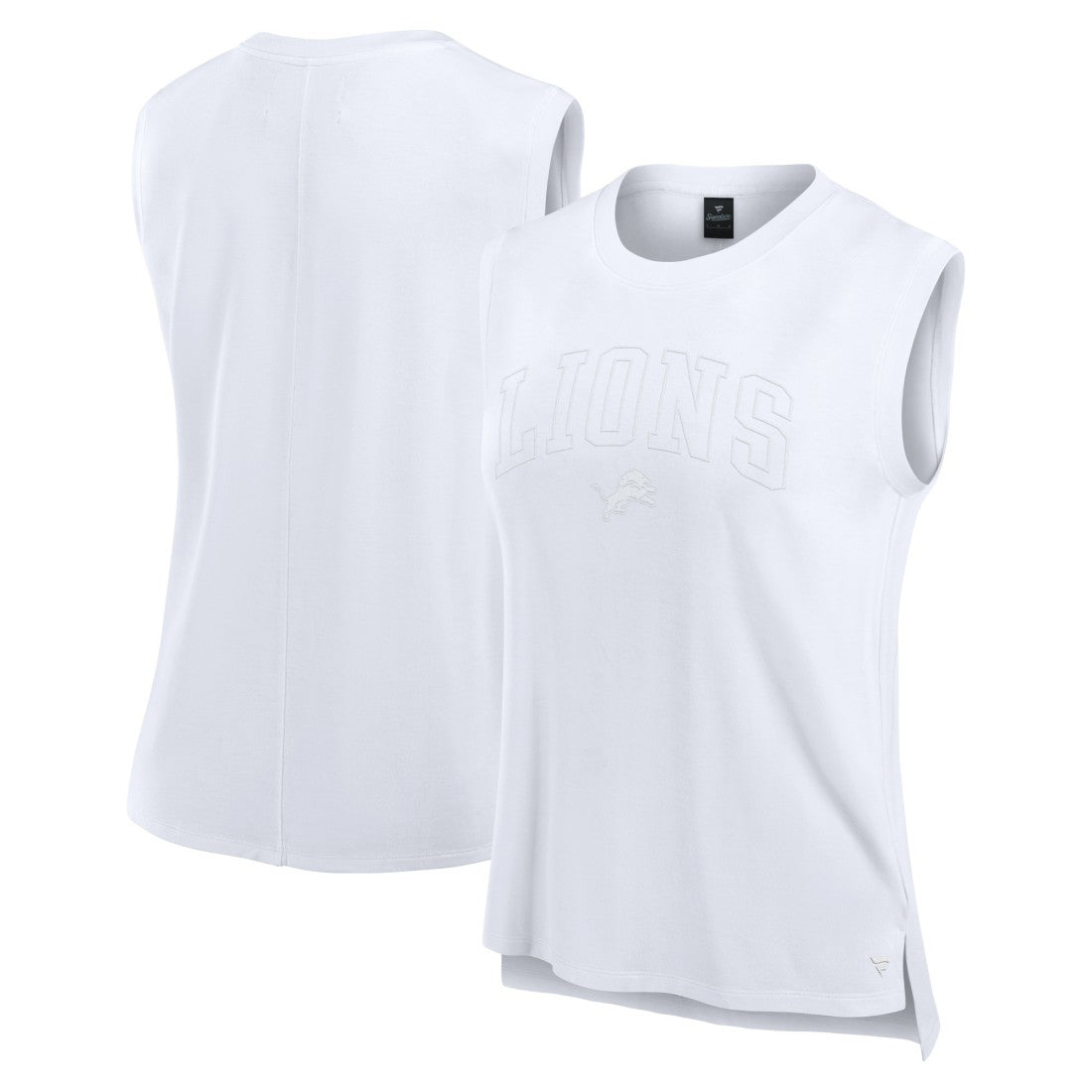 Detroit Lions Women's Studio Gym Tank Top White | Fanatics