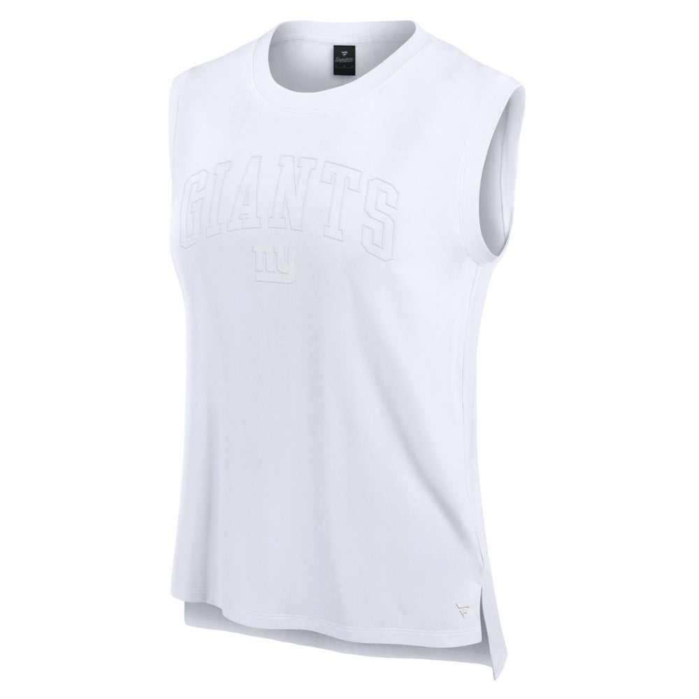 New York Giants Women's Studio Gym Tank Top White | Fanatics