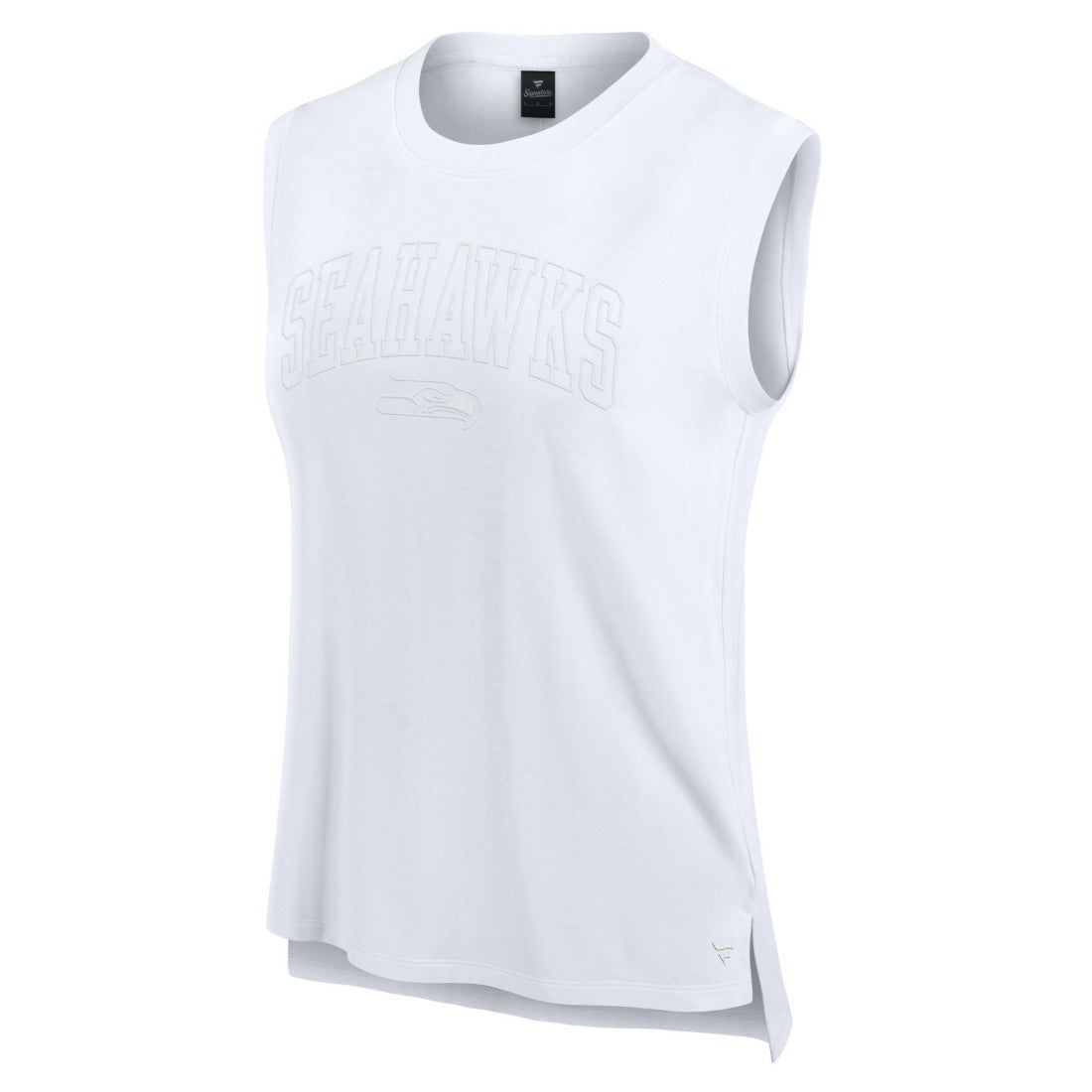 Seattle Seahawks Women's Studio Gym Tank Top White | Fanatics