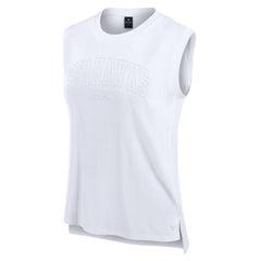 Seattle Seahawks Women's Studio Gym Tank Top White | Fanatics