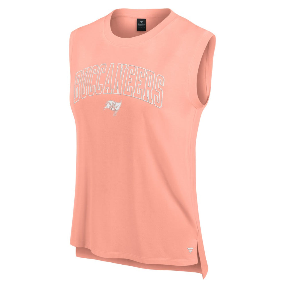 Tampa Bay Buccaneers Women's Studio Gym Tank Top Coral | Fanatics
