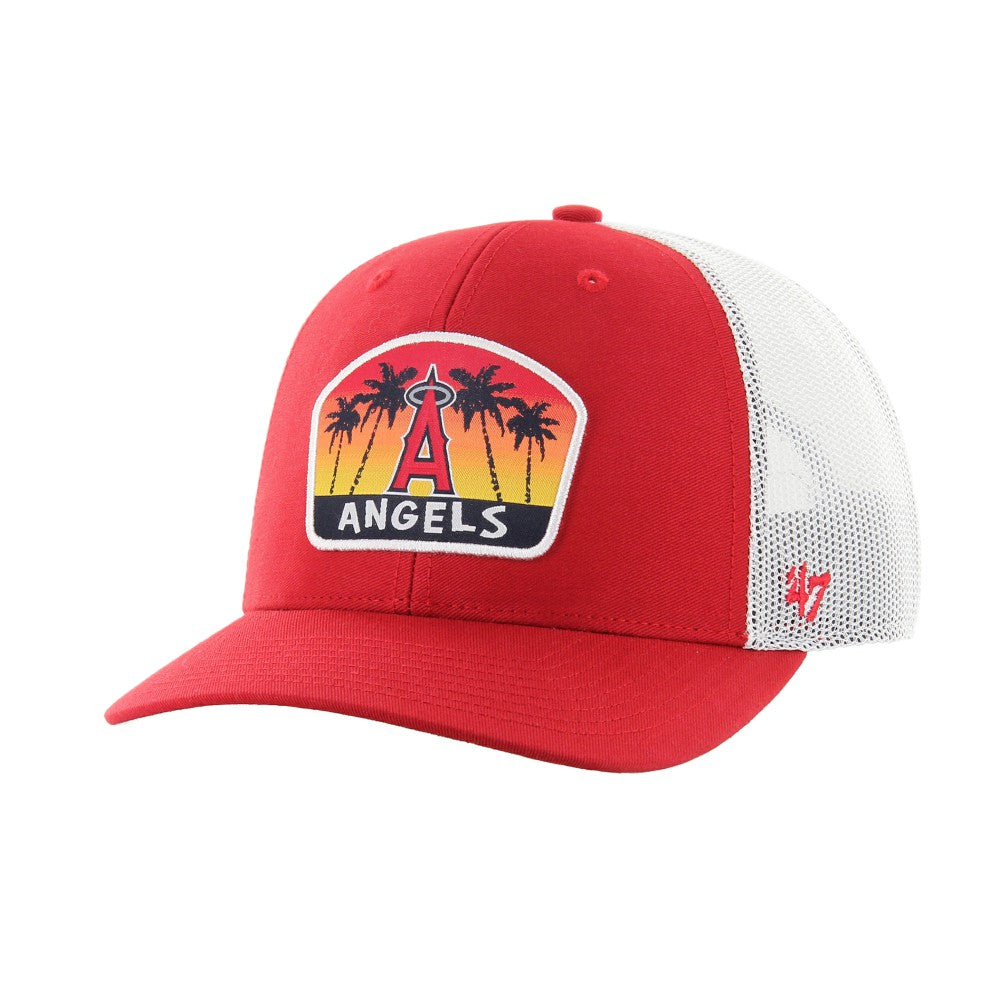 Los Angeles Angels '47 Retro Region Patch Trucker Adjustable Hat - MLB