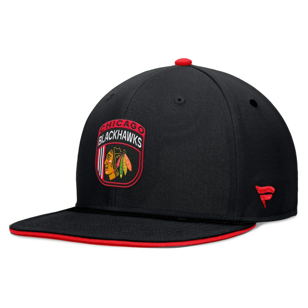 Chicago Blackhawks Fanatics 2024 NHL Draft Snapback Hat - Black - NHL