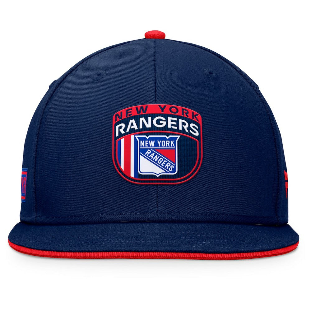 New York Rangers Fanatics 2024 NHL Draft Snapback Hat - Navy - NHL