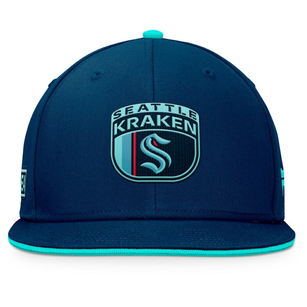 Seattle Kraken Fanatics 2024 NHL Draft Snapback Hat - Deep Sea Blue - NHL