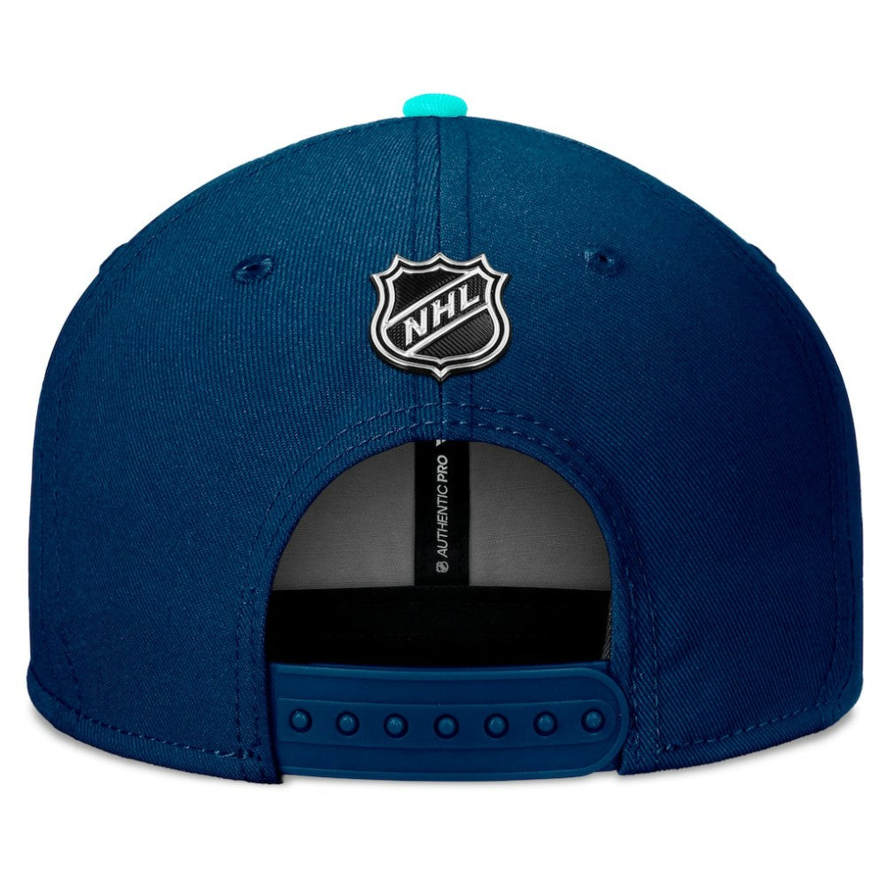 Seattle Kraken Fanatics 2024 NHL Draft Snapback Hat - Deep Sea Blue - NHL