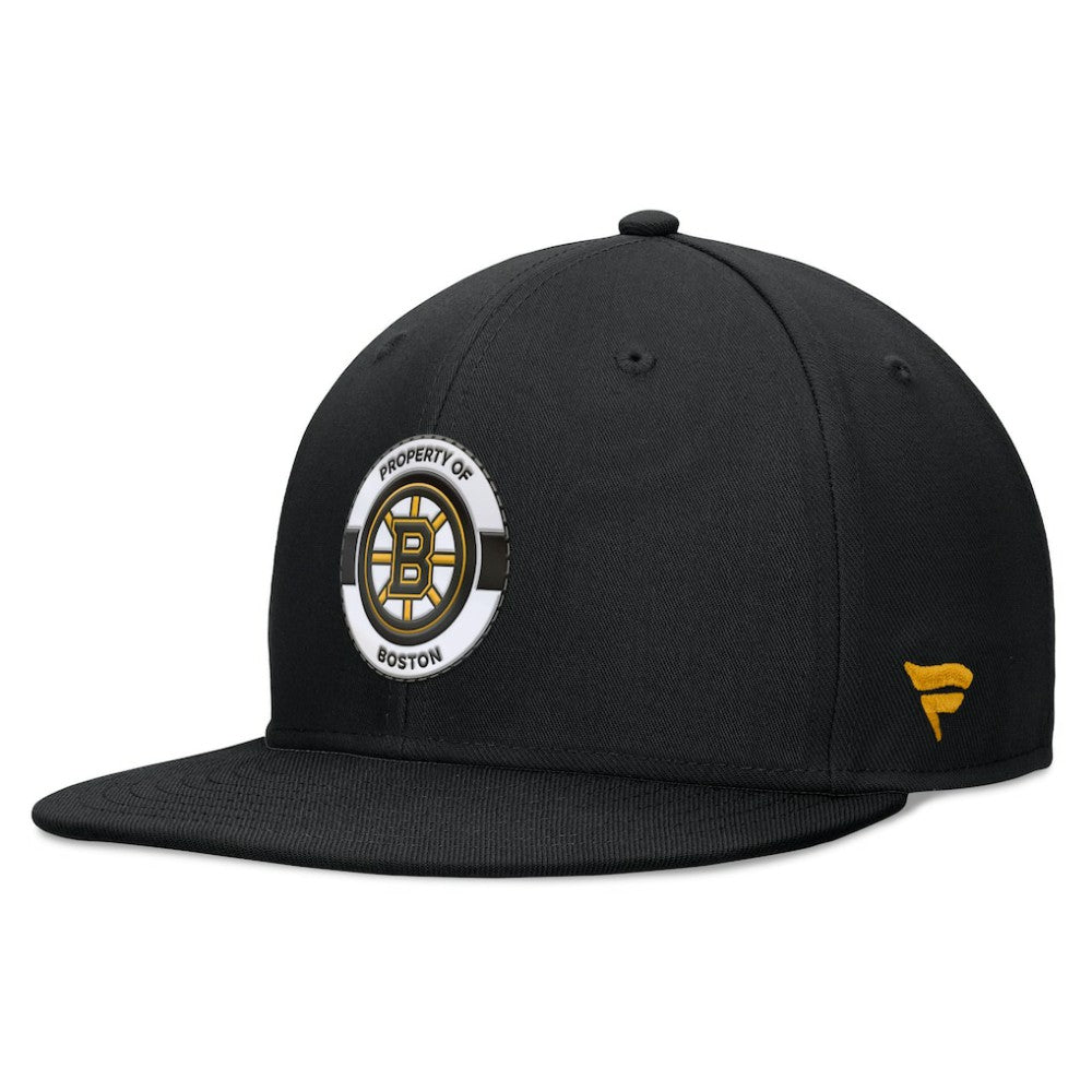 Boston Bruins Fanatics Authentic Pro Training Camp Snapback Hat - Black - NHL