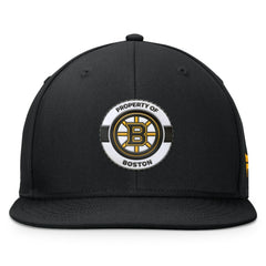 Boston Bruins Fanatics Authentic Pro Training Camp Snapback Hat - Black - NHL