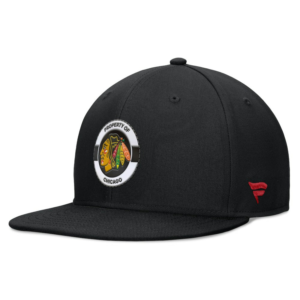 Chicago Blackhawks Fanatics Authentic Pro Training Camp Snapback Hat - Black - NHL