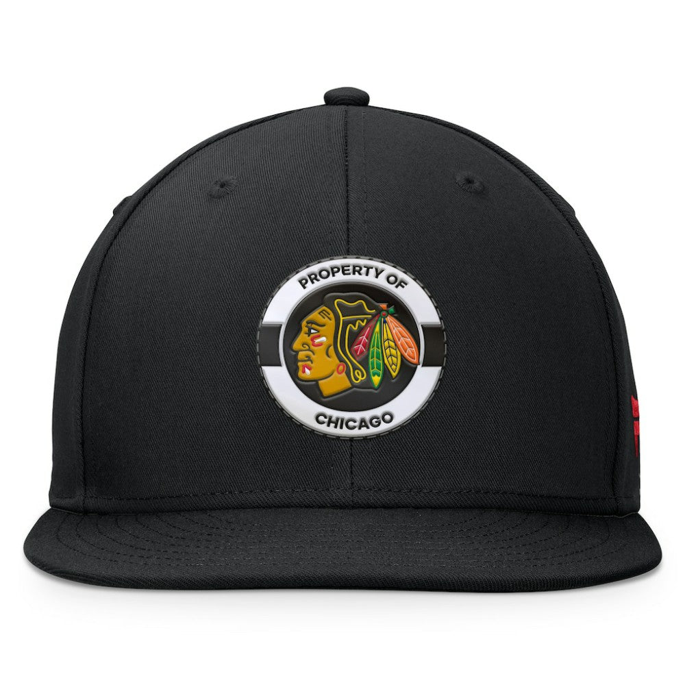 Chicago Blackhawks Fanatics Authentic Pro Training Camp Snapback Hat - Black - NHL