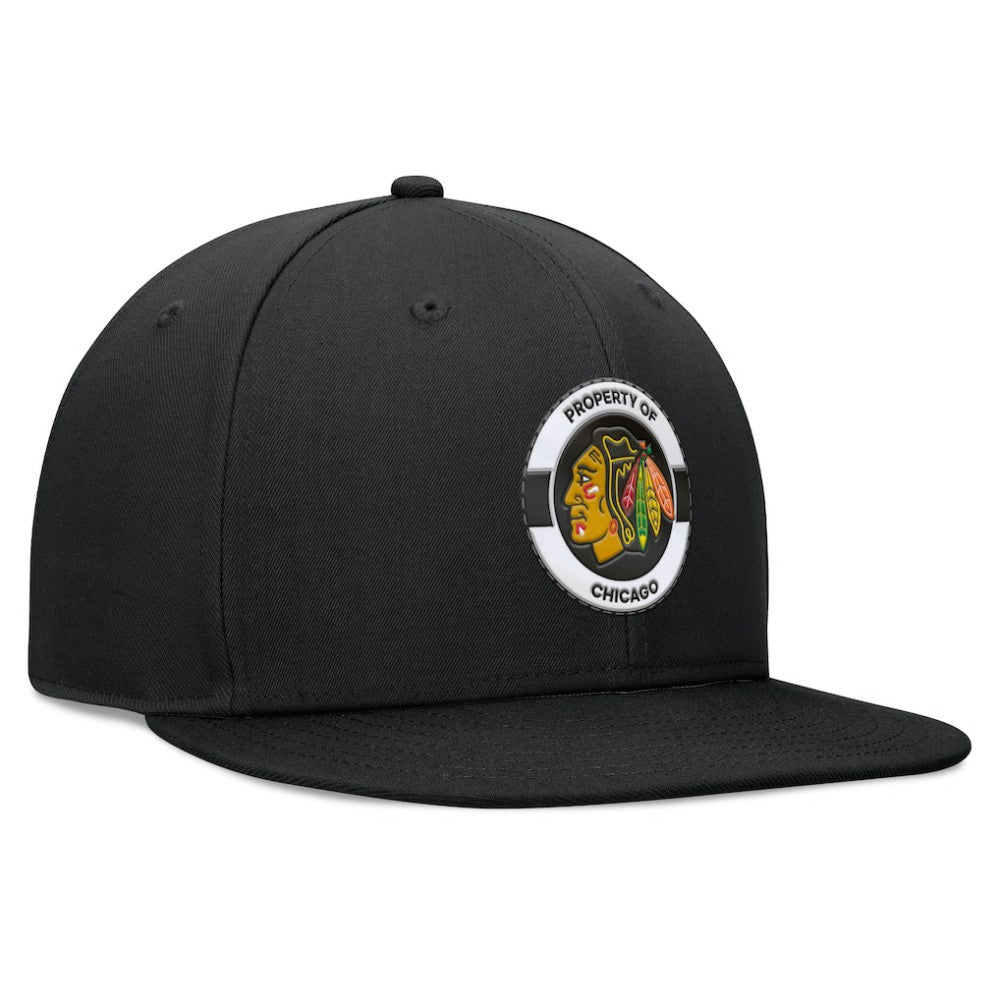 Chicago Blackhawks Fanatics Authentic Pro Training Camp Snapback Hat - Black - NHL