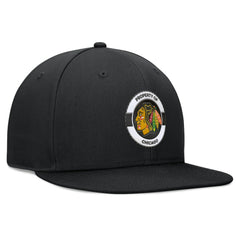 Chicago Blackhawks Fanatics Authentic Pro Training Camp Snapback Hat - Black - NHL