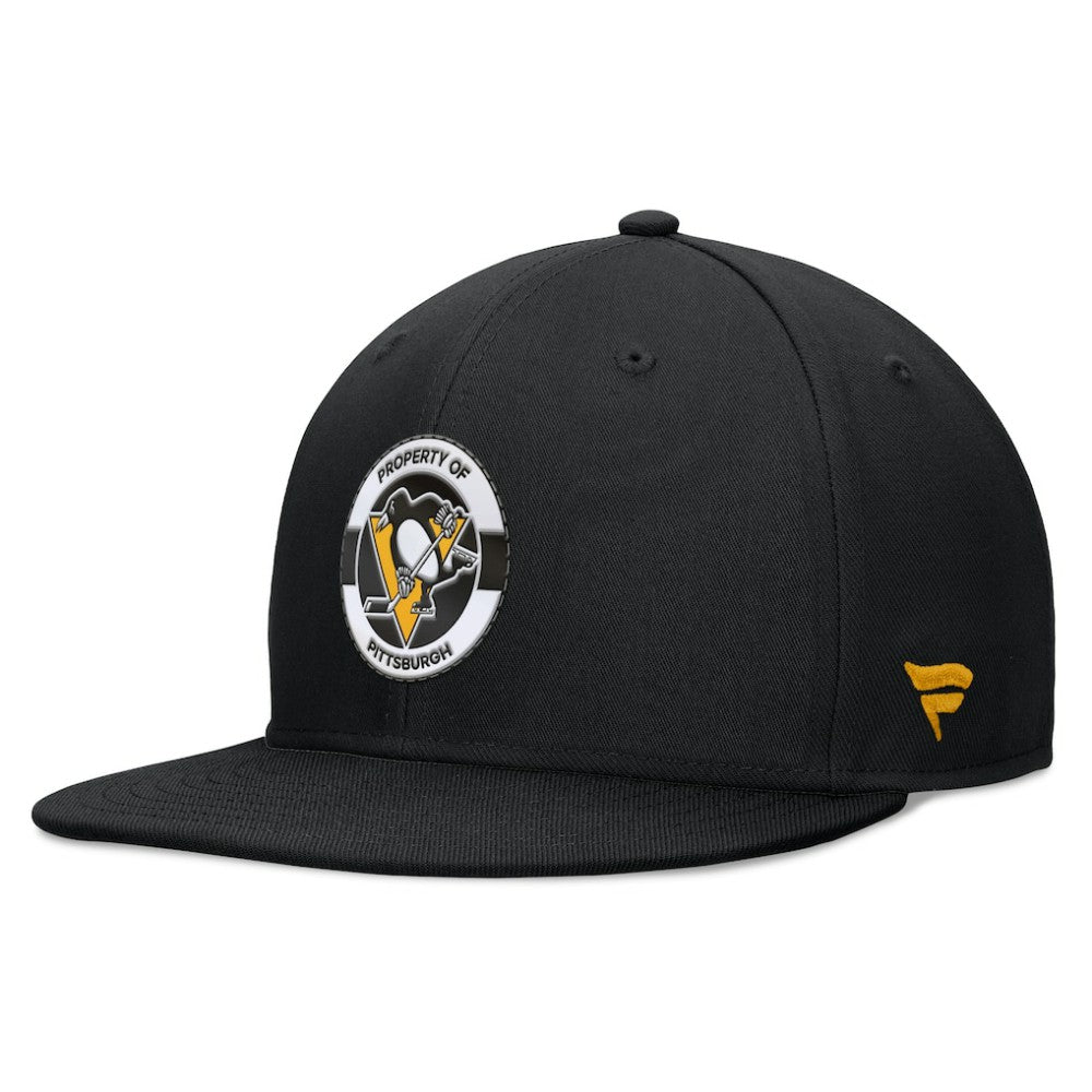Pittsburgh Penguins Fanatics Authentic Pro Training Camp Snapback Hat - Black - NHL