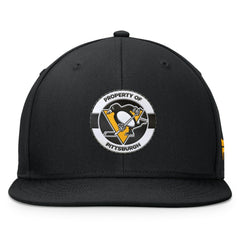 Pittsburgh Penguins Fanatics Authentic Pro Training Camp Snapback Hat - Black - NHL
