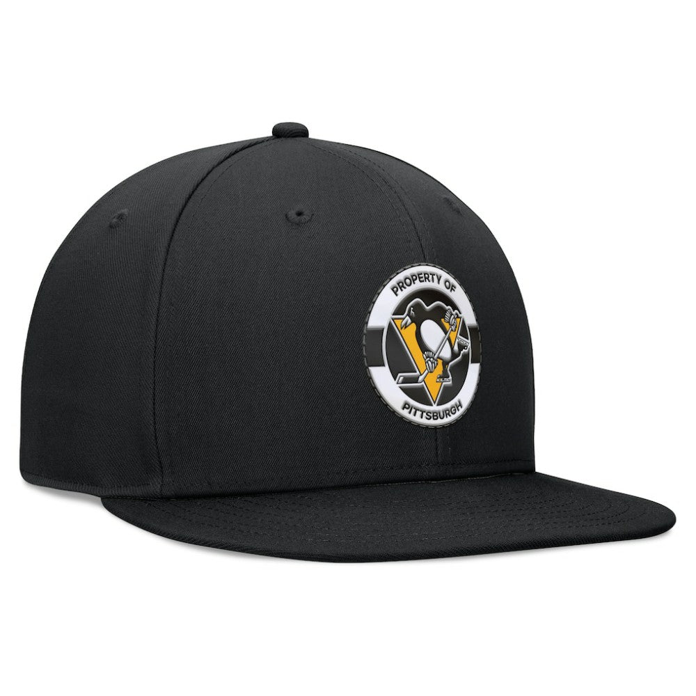 Pittsburgh Penguins Fanatics Authentic Pro Training Camp Snapback Hat - Black - NHL