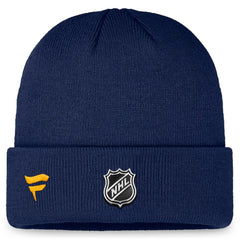 St. Louis Blues Fanatics Authentic Pro Training Camp Cuffed Knit Hat - Navy - NHL