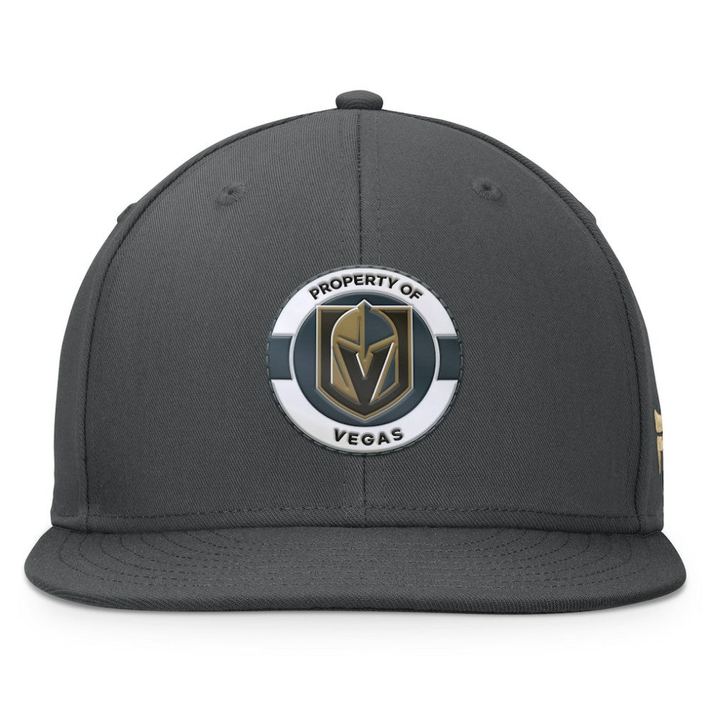 Vegas Golden Knights Fanatics Authentic Pro Training Camp Snapback Hat - Charcoal - NHL