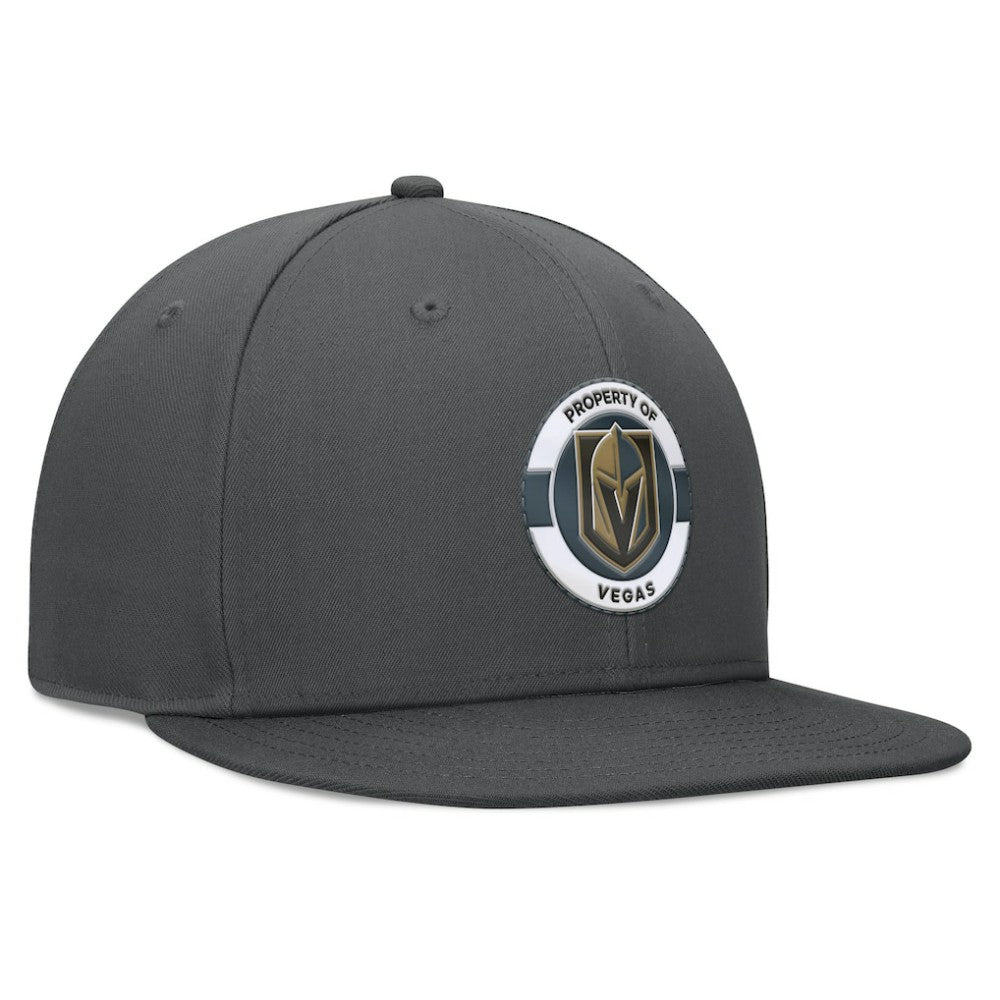 Vegas Golden Knights Fanatics Authentic Pro Training Camp Snapback Hat - Charcoal - NHL