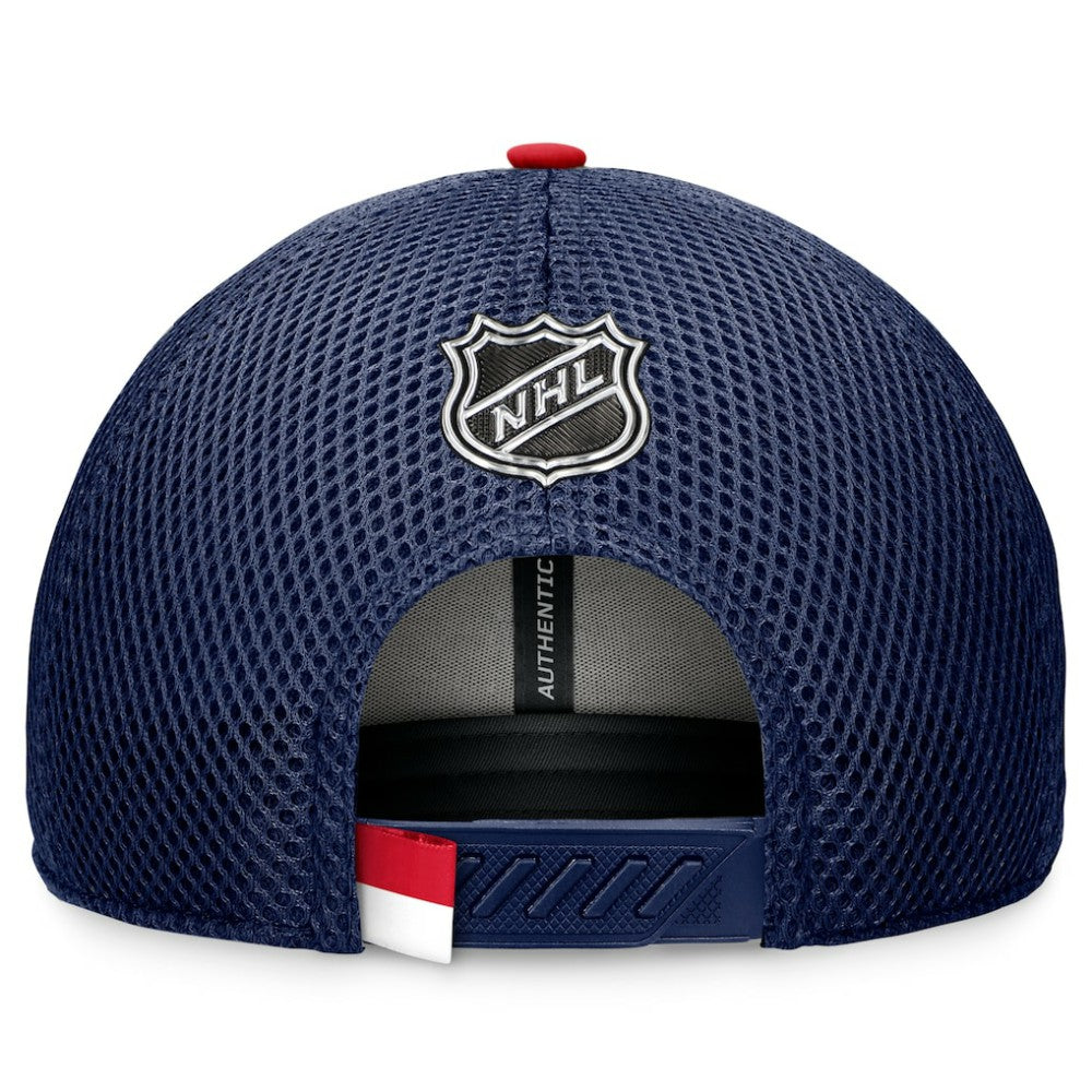 Columbus Blue Jackets Fanatics 2024 NHL Draft On Stage Trucker Adjustable Hat - Navy - NHL