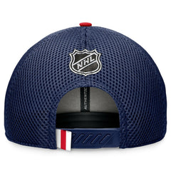New York Rangers Fanatics 2024 NHL Draft On Stage Trucker Adjustable Hat - Navy - NHL