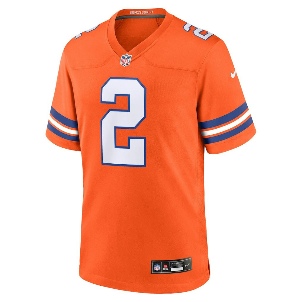 Patrick Surtain II Denver Broncos Mile High Collection 1977 Throwback Player Game Jersey Orange | Nike for Sale