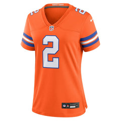 Patrick Surtain II Denver Broncos Women's Mile High Collection 1977 Throwback Player Game Jersey Orange | Nike for Sale