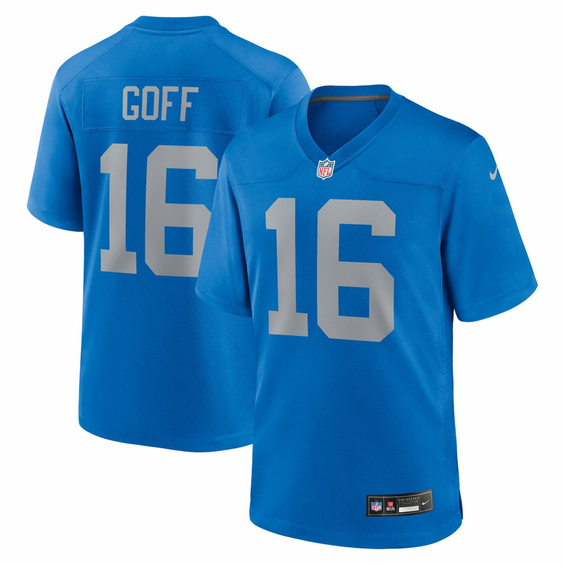 Jared Goff Detroit Lions Alternate Game Jersey Blue | Nike for Sale
