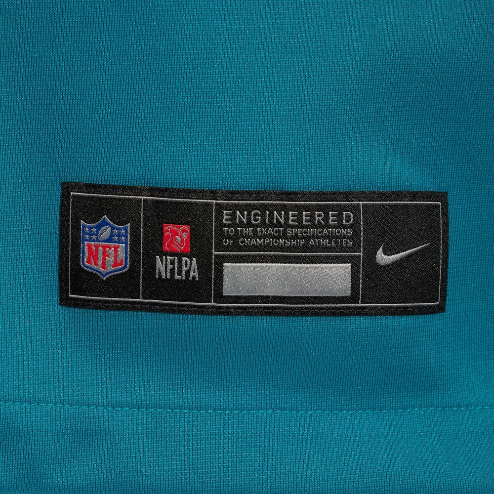 Travis Etienne Jr Jacksonville Jaguars Prowler Throwback Player Game Jersey Teal | Nike for Sale