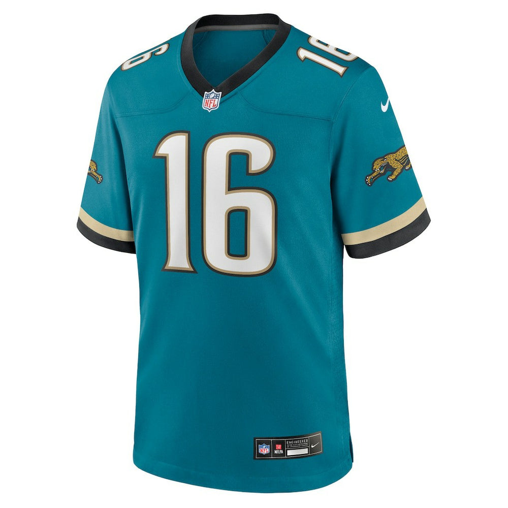 Trevor Lawrence Jacksonville Jaguars Prowler Throwback Player Game Jersey Teal | Nike for Sale