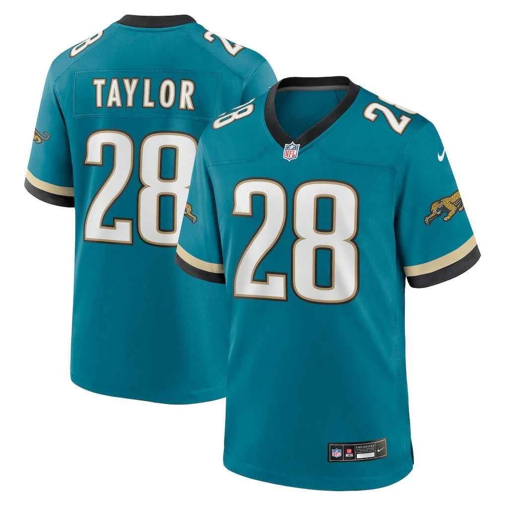 Fred Taylor Jacksonville Jaguars Prowler Throwback Retired Player Game Jersey Teal | Nike for Sale