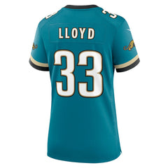 Devin Lloyd Jacksonville Jaguars Women's Prowler Throwback Game Jersey Teal | Nike for Sale