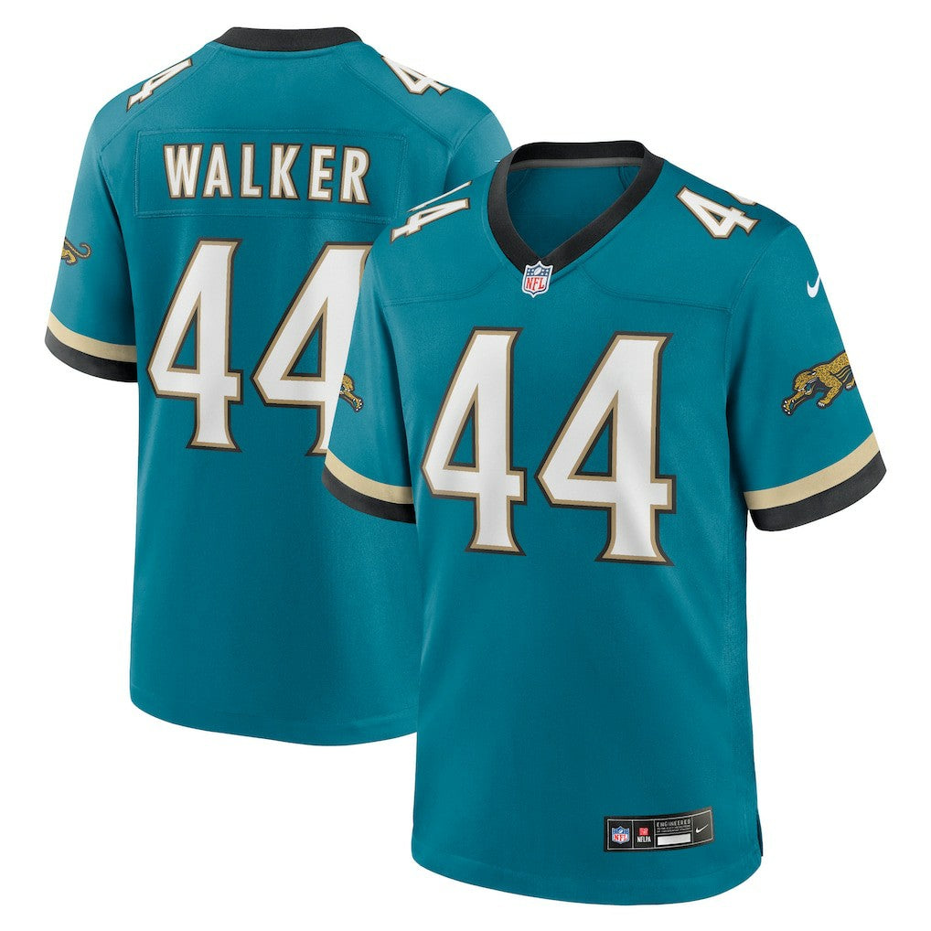 Travon Walker Jacksonville Jaguars Prowler Throwback Player Game Jersey Teal | Nike for Sale