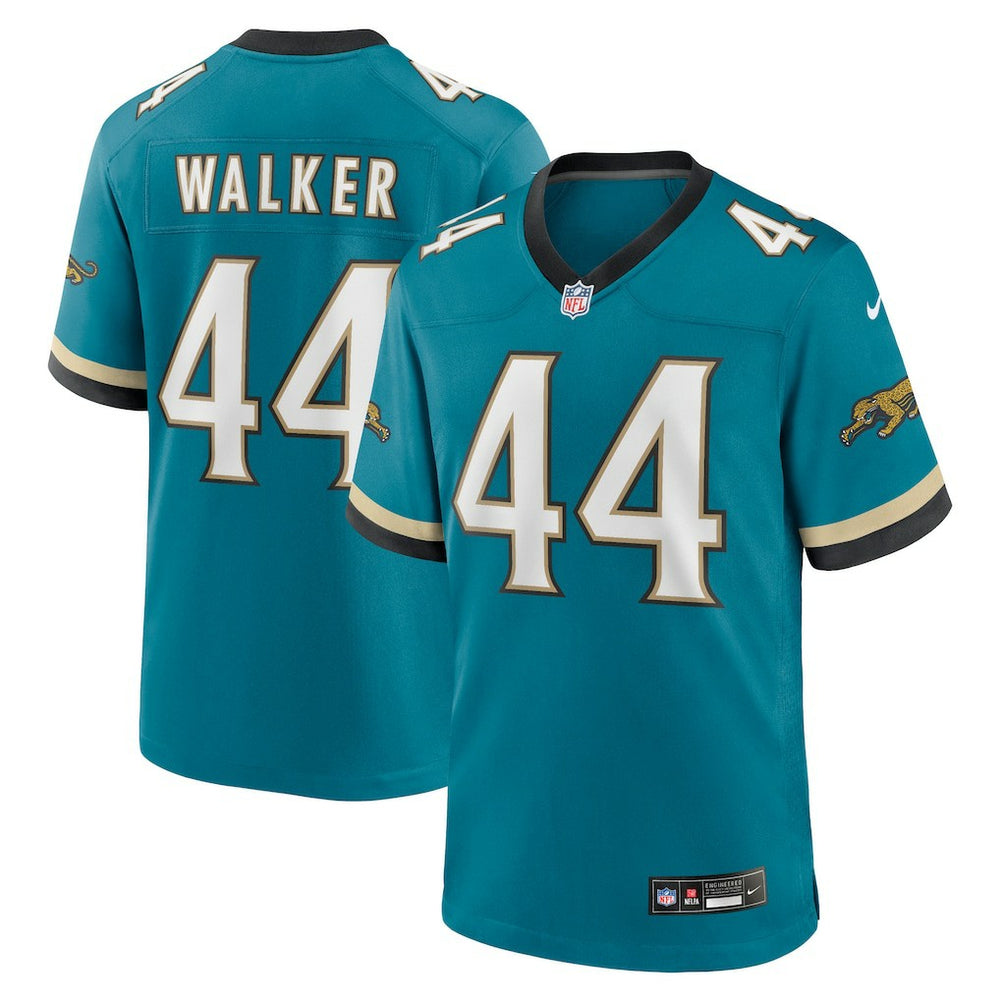 Travon Walker Jacksonville Jaguars Prowler Throwback Player Game Jersey Teal | Nike for Sale