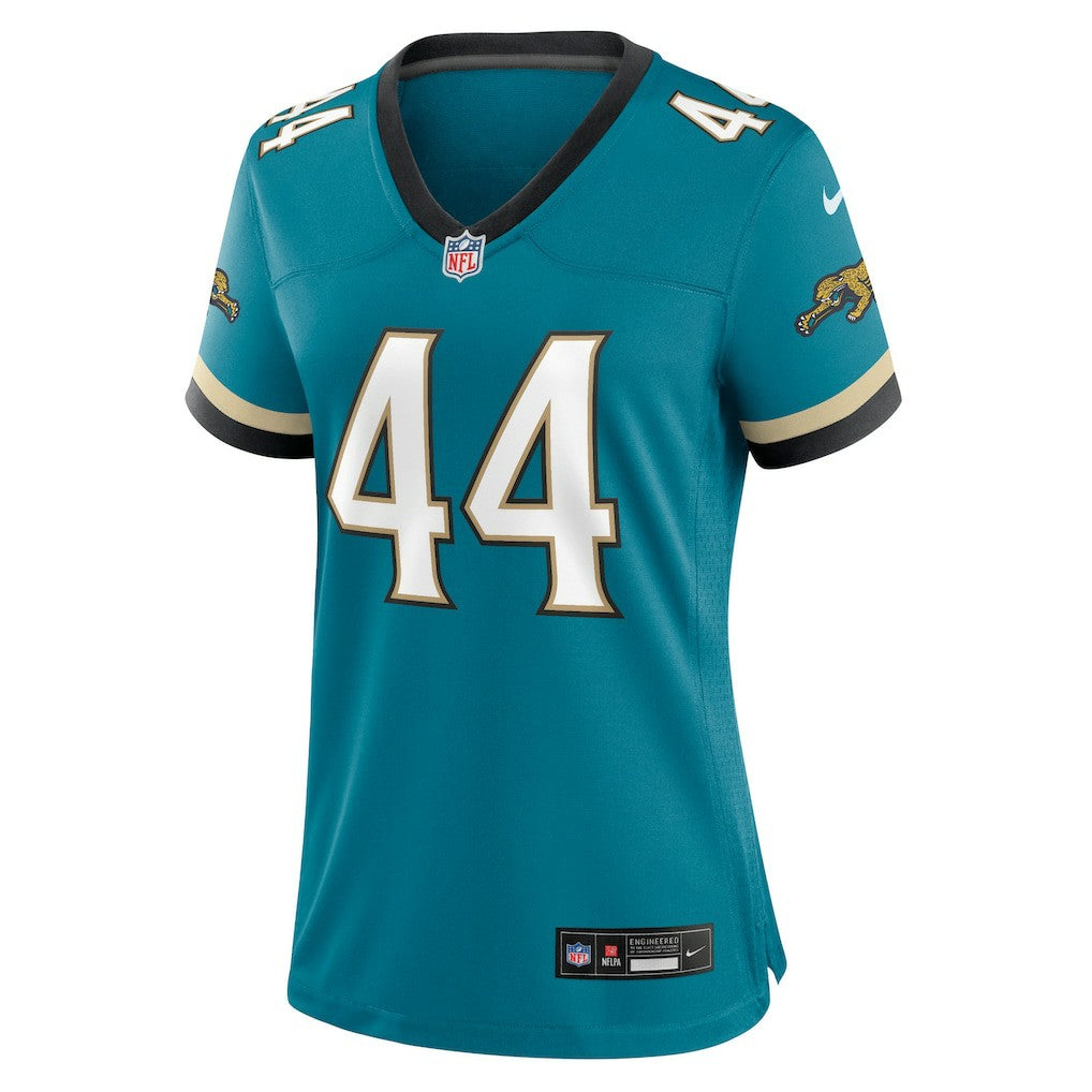 Travon Walker Jacksonville Jaguars Women's Prowler Throwback Game Jersey Teal | Nike for Sale