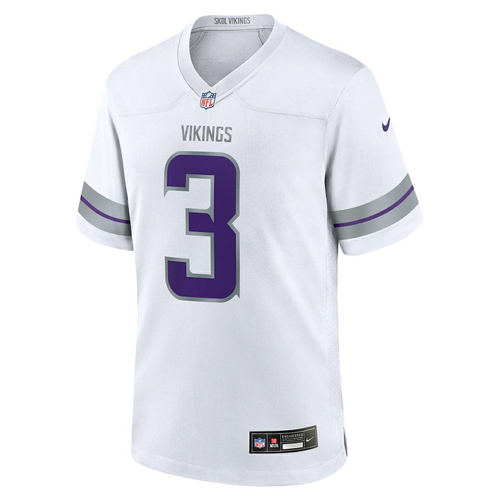 Jordan Addison Minnesota Vikings Alternate Game Player Jersey White | Nike for Sale