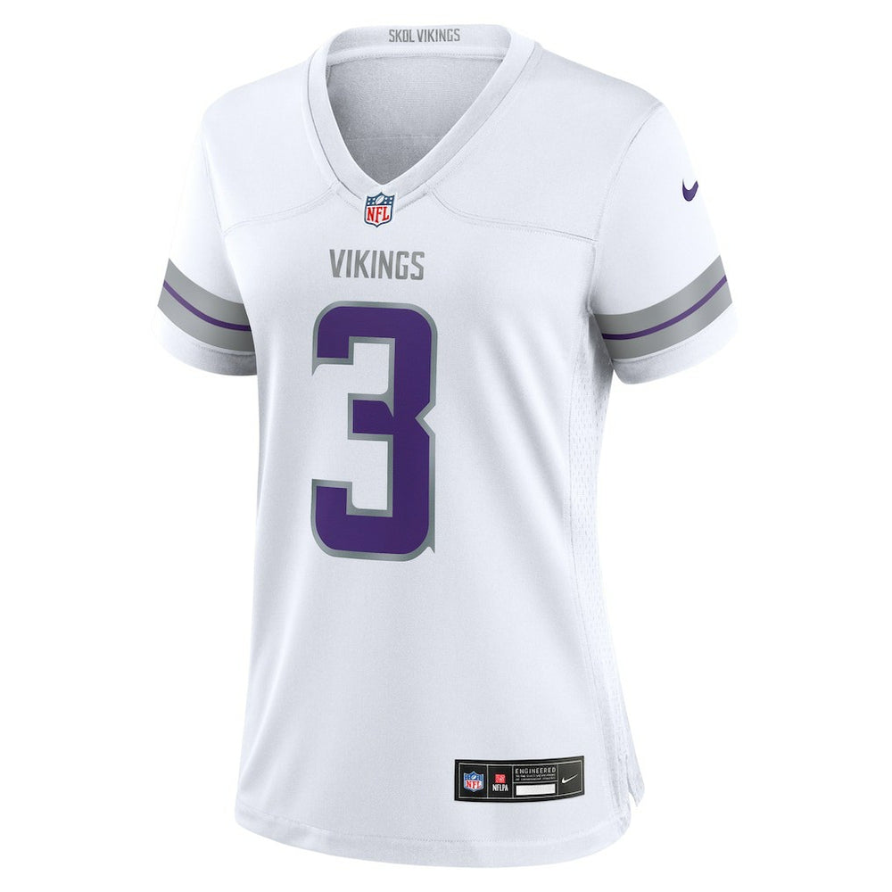 Jordan Addison Minnesota Vikings Women's Alternate Game Player Jersey White | Nike for Sale