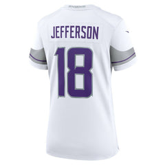 Justin Jefferson Minnesota Vikings Women's Alternate Game Player Jersey White | Nike for Sale