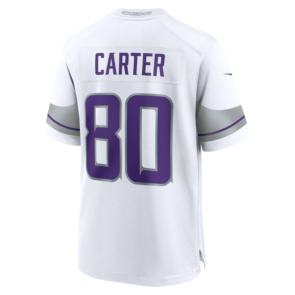 Cris Carter Minnesota Vikings Alternate Retired Player Game Jersey White | Nike for Sale