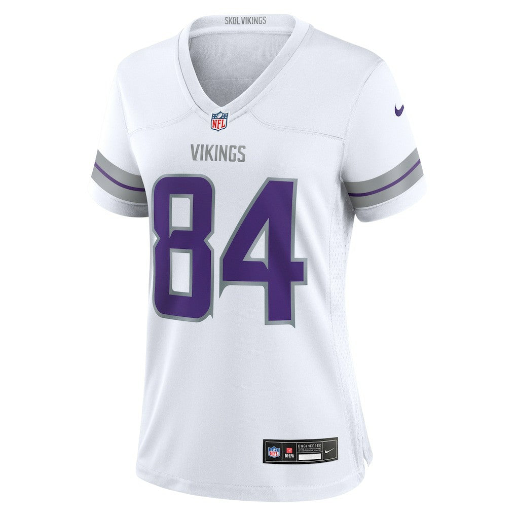 Randy Moss Minnesota Vikings Women's Alternate Retired Player Game Jersey White | Nike for Sale