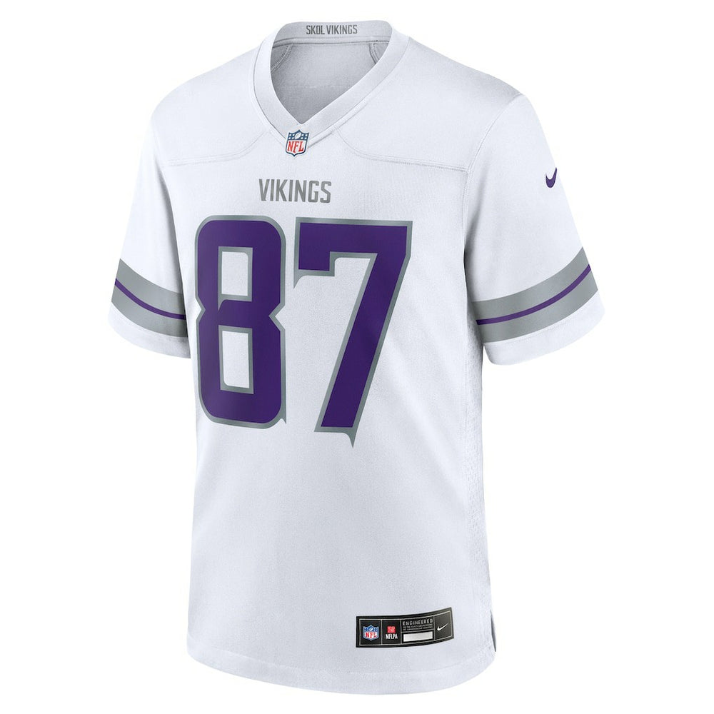 T.J. Hockenson Minnesota Vikings Alternate Game Player Jersey White | Nike for Sale