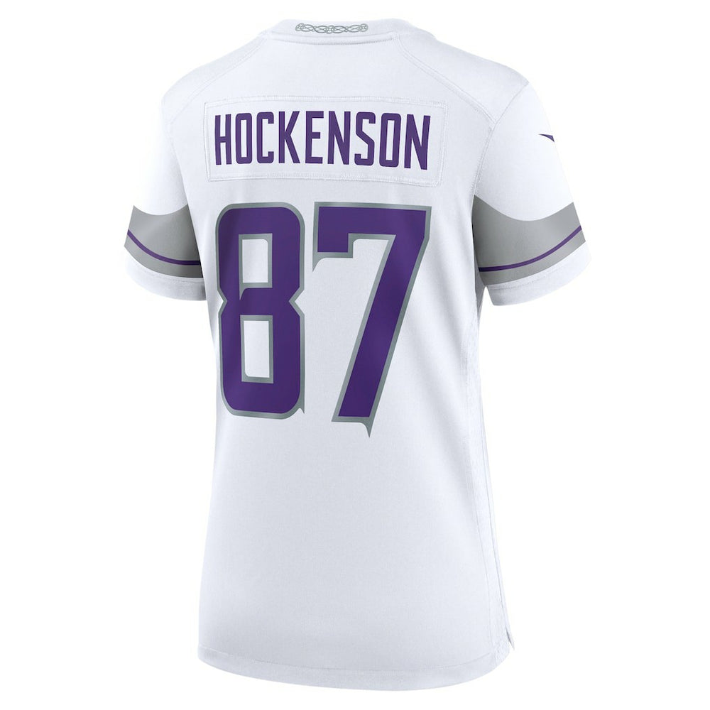 T.J. Hockenson Minnesota Vikings Women's Alternate Game Player Jersey White | Nike for Sale