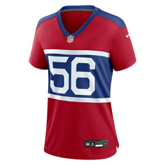 Lawrence Taylor New York Giants Women's Alternate Retired Player Game Jersey Century Red | Nike for Sale